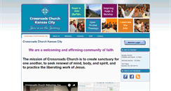 Desktop Screenshot of crossroadschurchkc.org