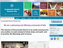 Tablet Screenshot of crossroadschurchkc.org
